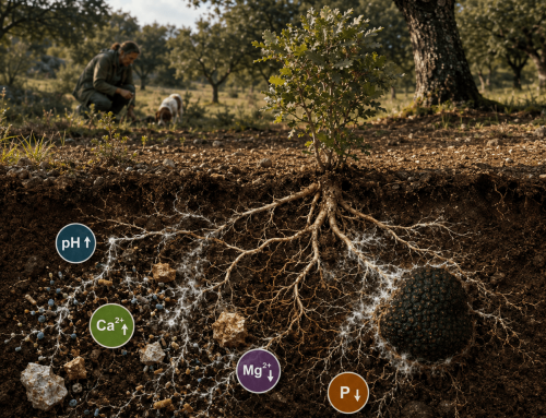 Nuevo trabajo publicado sobre cómo las trufas modifican la química del suelo de su entorno